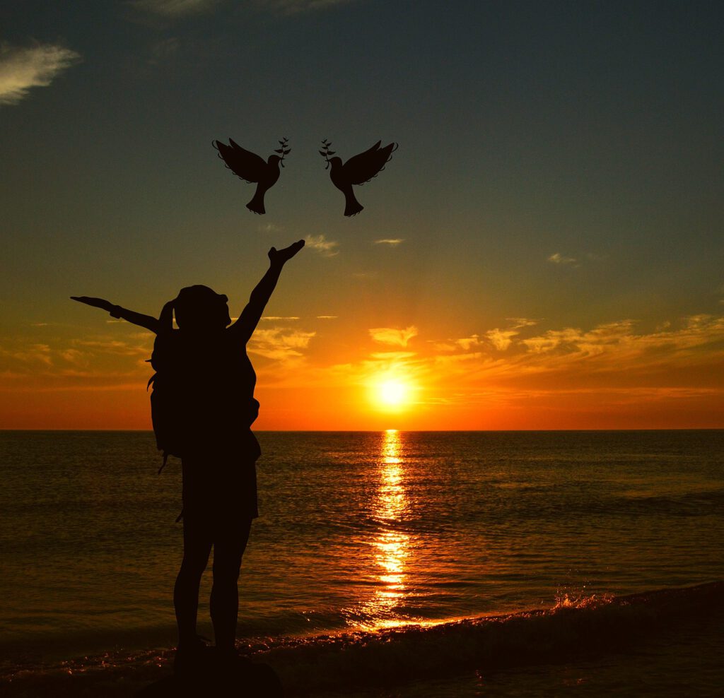 https://pixabay.com/nl/photos/zonsondergang-zon-schemering-3359032/
piekeren
Anna_Alex,. 2018. sunset sun dusk dawn eve. CC0 license. 

https://pixabay.com/photos/sunset-sun-dusk-dawn-eve-3359032/  